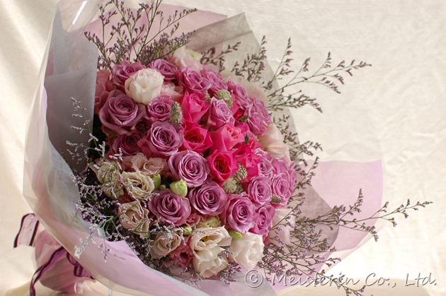 母の７０歳 古希 の誕生日祝いの花束 ドイツマイスターの花束専門店 プロポーズフラワーショップ
