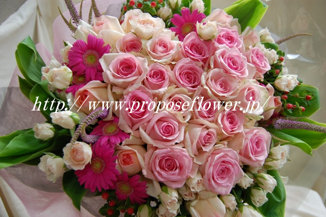 ロマンティック花束