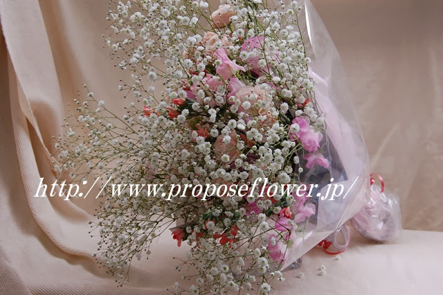 かすみ草 プロポーズの花束 | プロポーズフラワーショップ