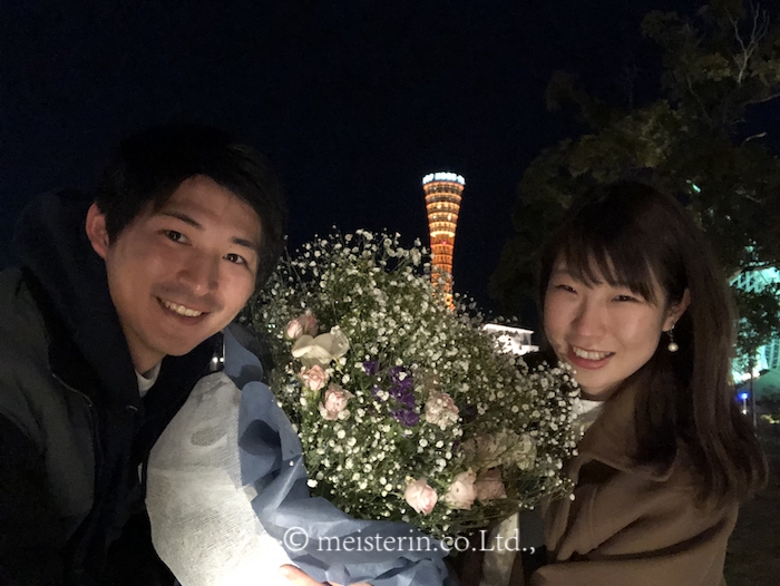神戸ハーバーランドでプロポーズ ドイツマイスターの花束専門店 プロポーズフラワーショップ