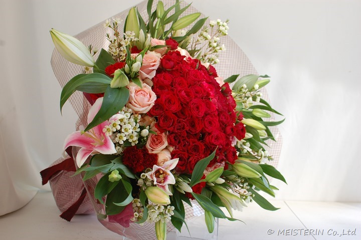 神戸メリケンパークオリエンタルホテルでプロポーズに贈る花束
