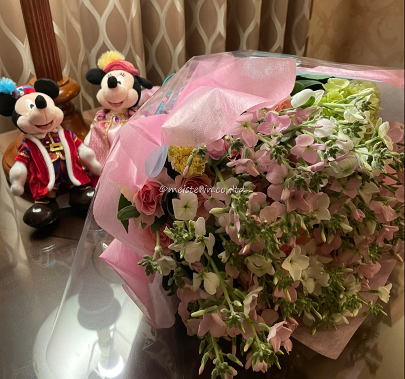ディズニシーホテルミラコスタでプロポーズの花束