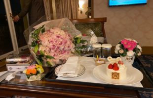 ホテルミラコスタでプロポーズ花束