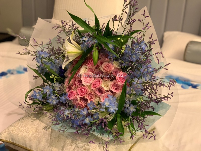リーガロイヤルホテル大阪でプロポーズに贈る花束