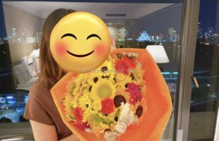 向日葵プロポーズの花束